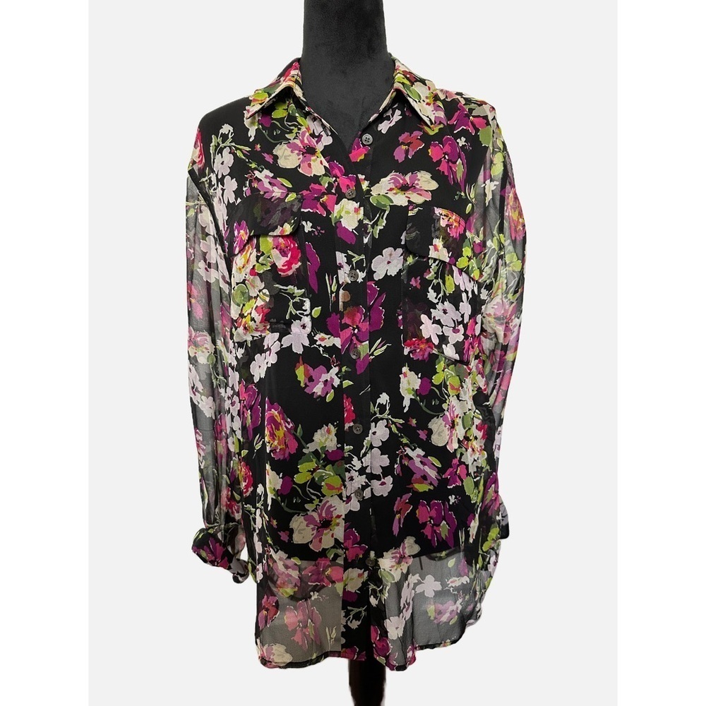Equipment Floral Blouse in size medium